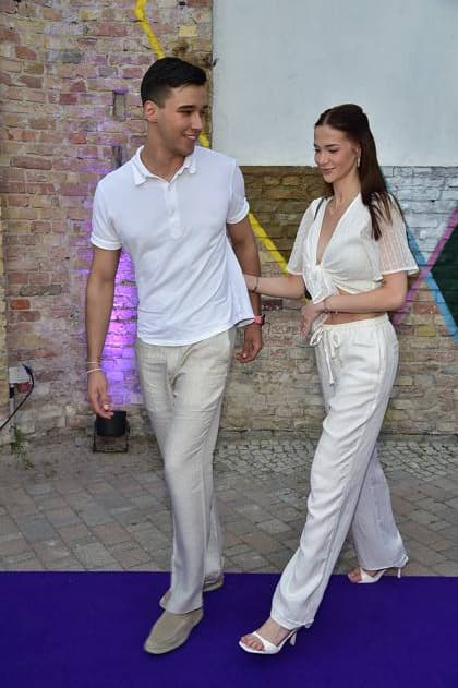 GermanyPremiere JURASSIC World San Diego Poth with girlfriend Louisa Büscher ã LASCANA Summer Club Ò the well-known Hamburg lingerie and beachwear brand transformed the urban location ãMaayaÒ in Berlin Friedrichshain into a tropical oasis with pool in Berlin, on 02 07 2025 Photopress Mueller