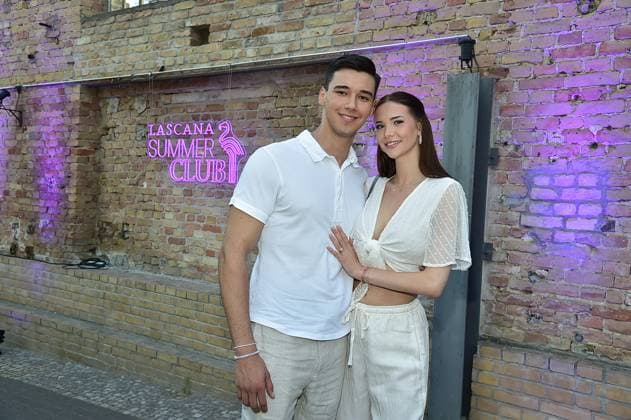 GermanyPremiere JURASSIC World San Diego Poth with girlfriend Louisa Büscher ã LASCANA Summer Club Ò the well-known Hamburg lingerie and beachwear brand transformed the urban location ãMaayaÒ in Berlin Friedrichshain into a tropical oasis with pool in Berlin, on 02 07 2025 Photopress Mueller