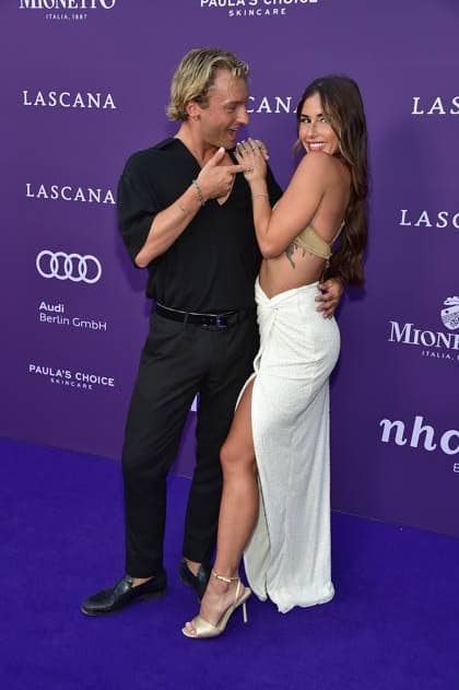 GermanyPremiere JURASSIC World Julian Engels, husband of singer Sarah Engels ã LASCANA Summer Club Ò the well-known Hamburg lingerie and beachwear brand transformed the urban location ãMaayaÒ in Berlin Friedrichshain into a tropical oasis with pool in Berlin, on 02 07 2025 Photopress Mueller