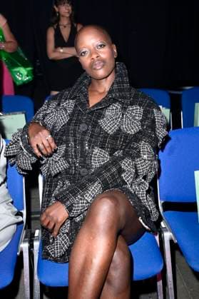 Florence Kasumba at the Marcel Ostertag Fashion Show at Berlin Fashion Week S S 2026 in the Uber Eats Music Hall Berlin, 02 07 2025 Foto:xN.xKubelkax xFuturexImagex ostertag_5702