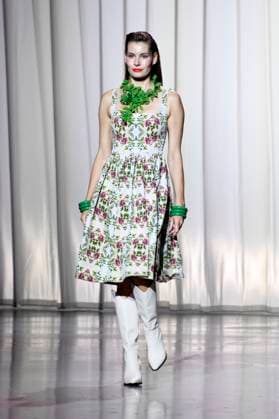 Rebecca Kunikowski at the Marcel Ostertag Fashion Show at Berlin Fashion Week S S 2026 in the Uber Eats Music Hall Berlin, 02 07 2025 Foto:xN.xKubelkax xFuturexImagex ostertag_5724