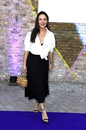 Janina Uhse at the LASCANA SUMMER CLUB as part of Berlin Fashion Week at Maaya in Berlin on 02 07 2025