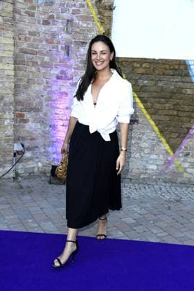 Janina Uhse at the LASCANA SUMMER CLUB as part of Berlin Fashion Week at Maaya in Berlin on 02 07 2025