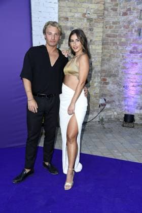 Sarah Engels and Joti Polizoakis at the LASCANA SUMMER CLUB as part of Berlin Fashion Week at Maaya in Berlin on 02 07 2025