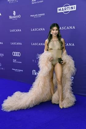 Kisu Nguyen at the LASCANA SUMMER CLUB as part of Berlin Fashion Week at Maaya in Berlin on 02 07 2025