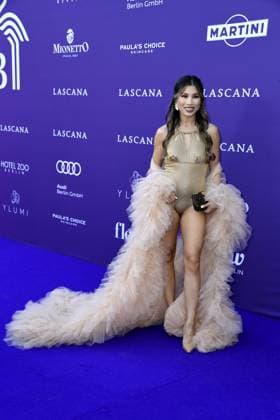 Kisu Nguyen at the LASCANA SUMMER CLUB as part of Berlin Fashion Week at Maaya in Berlin on 02 07 2025