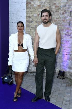 Steffi Brungs and Christian Wackert beim LASCANA SUMMER CLUB im Rahmen der Berlin Fashion Week im Maaya in Berlin am 02.07.2025 *** Steffi Brungs and Christian Wackert at the LASCANA SUMMER CLUB as part of Berlin Fashion Week at Maaya in Berlin on 02 07 2025