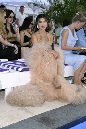Kisu Nguyen at the LASCANA SUMMER CLUB as part of Berlin Fashion Week at Maaya in Berlin on 02 07 2025