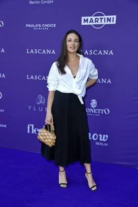 Janina Uhse at the LASCANA SUMMER CLUB as part of Berlin Fashion Week at Maaya in Berlin on 02 07 2025