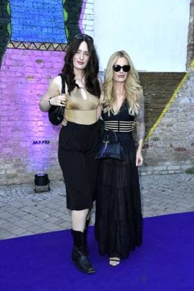 Tara Neven du Mont with her mother Mirja du Mon at the LASCANA SUMMER CLUB as part of Berlin Fashion Week at Maaya in Berlin on 02 07 2025