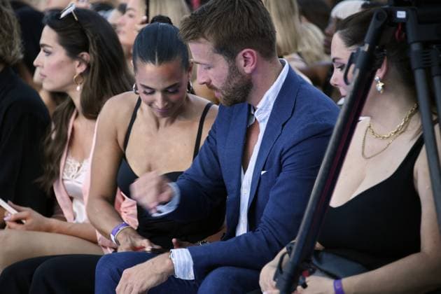 Amira Aly with boyfriend Christian Düren at the LASCANA SUMMER CLUB as part of Berlin Fashion Week at Maaya in Berlin on 02 07 2025