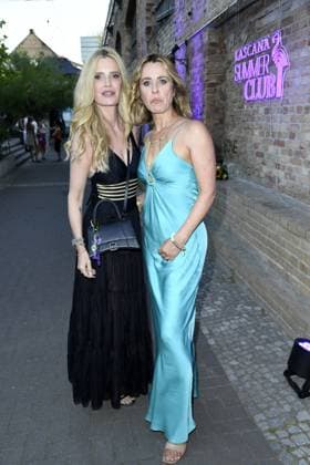 Mirja du Mont and Bettina Cramer at the LASCANA SUMMER CLUB as part of Berlin Fashion Week at Maaya in Berlin on 02 07 2025