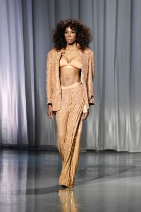 Model at the Kilian Kerner Fashion Show at the Berlin Fashion Week S S 2026 in the Uber Eats Music Hall Berlin, 02 07 2025 Foto:xN.xKubelkax xFuturexImagex kerner_5725