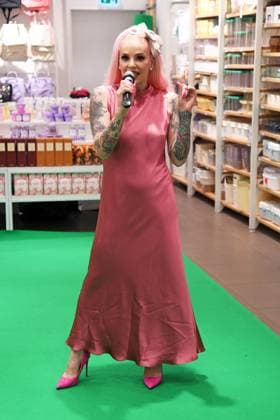 Belle la Donna at the WALK of Mumuso in the Mall of Berlin as part of Berlin Fashion Week SS26 Spring Summer 2026 on 03 07 2025