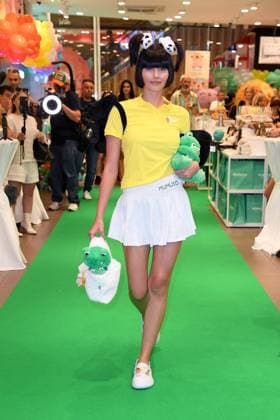 Magdalena Milic at the WALK of Mumuso in the Mall of Berlin as part of Berlin Fashion Week SS26 Spring Summer 2026 on 03 07 2025