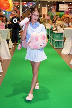 Canel Delice at the WALK of Mumuso in the Mall of Berlin as part of Berlin Fashion Week SS26 Spring Summer 2026 on 03 07 2025
