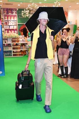 Moritz Rüdiger at the WALK of Mumuso in the Mall of Berlin as part of Berlin Fashion Week SS26 Spring Summer 2026 on 03 07 2025