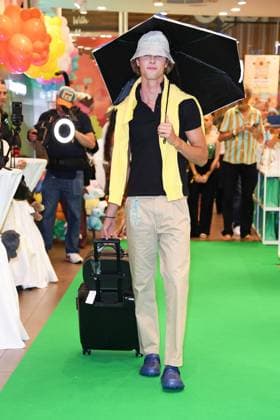 Moritz Rüdiger at the WALK of Mumuso in the Mall of Berlin as part of Berlin Fashion Week SS26 Spring Summer 2026 on 03 07 2025