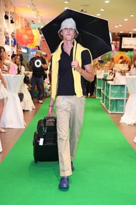 Moritz Rüdiger at the WALK of Mumuso in the Mall of Berlin as part of Berlin Fashion Week SS26 Spring Summer 2026 on 03 07 2025