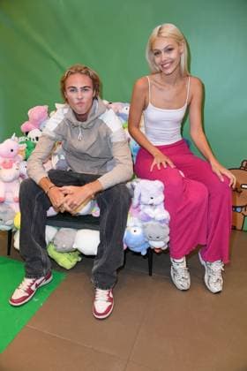 Moritz Rüdiger, Daniela Djokic at the WALK of Mumuso in the Mall of Berlin as part of Berlin Fashion Week SS26 Spring Summer 2026 on 03 07 2025
