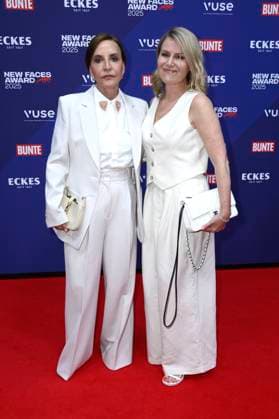 Petra Pfaller and Helene Galwas at the presentation of the Bunte New Faces Awards Style 2025 at the Telegraphenamt Berlin, 03 07 2025 Foto:xN.xKubelkax xFuturexImagex faces_5701