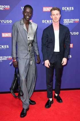 Alpha Dia with guest at the presentation of the Bunte New Faces Awards Style 2025 at the Telegraphenamt Berlin, 03 07 2025 Foto:xN.xKubelkax xFuturexImagex faces_5714
