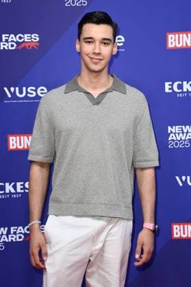 Diego Pooth at the presentation of the Bunte New Faces Awards Style 2025 at the Telegraphenamt Berlin, 03 07 2025 Foto:xN.xKubelkax xFuturexImagex faces_5740