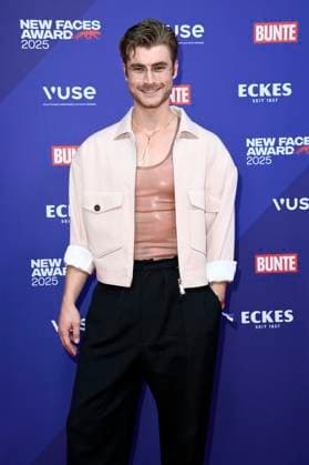 Linus Weber at the presentation of the Bunte New Faces Awards Style 2025 at the Telegraphenamt Berlin, 03 07 2025 Foto:xN.xKubelkax xFuturexImagex faces_5764