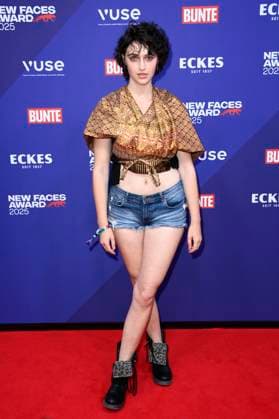 Carlotta Pahl at the presentation of the Bunte New Faces Awards Style 2025 at the Telegraphenamt Berlin, 03 07 2025 Foto:xN.xKubelkax xFuturexImagex faces_5779