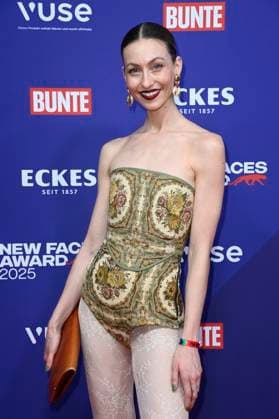 Estelle Adeline Trasoglu at the presentation of the Bunte New Faces Awards Style 2025 at the Telegraphenamt Berlin, 03 07 2025 Foto:xN.xKubelkax xFuturexImagex faces_5788