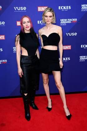 Pretty Pink and Kim Hnizdo at the presentation of the Bunte New Faces Awards Style 2025 at the Telegraphenamt Berlin, 03 07 2025 Foto:xN.xKubelkax xFuturexImagex faces_5794