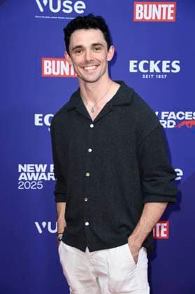 Marc Weinmann at the presentation of the Bunte New Faces Awards Style 2025 at the Telegraphenamt Berlin, 03 07 2025 Foto:xN.xKubelkax xFuturexImagex faces_5827
