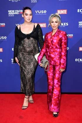 Alex Mariah Peter and Samantha Abdul at the presentation of the Bunte New Faces Awards Style 2025 at the Telegraphenamt Berlin, 03 07 2025 Foto:xN.xKubelkax xFuturexImagex faces_5878