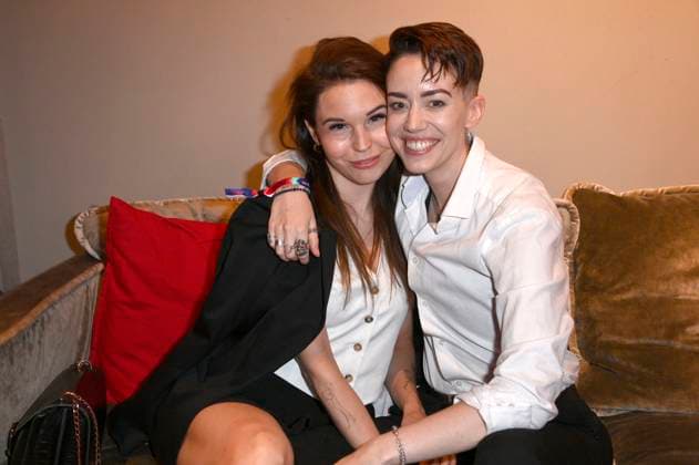 Laura Tashina with friend Alina at the Bunte New Faces Awards Style 2025 at the Telegraphenamt Berlin, 03 07 2025 Foto:xN.xKubelkax xFuturexImagex faces_5888