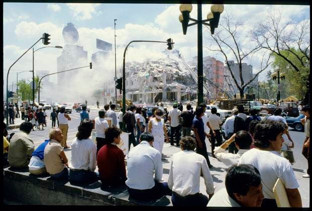 RECORD DATE NOT STATED Earthquake. Earthquake Mexico City 1985. Copyright: RDB SI FelixxAeberli 1032_05_RDB00015751