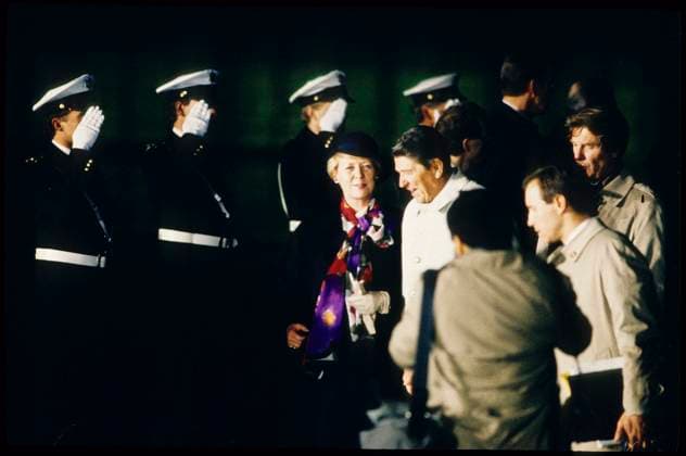 American-Soviet summit in Reykjavik 1986: Arrival of Ronald Reagan American-Soviet summit in Reykjavik 1986: Arrival of Ronald Reagan Copyright: RDB SI RetoxHâˆöÂºgin 1032_46_RDB00036578