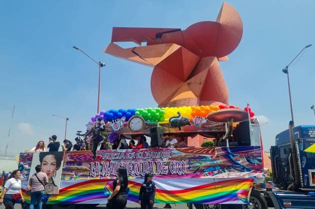 4th Annual Nezahualcoyotl Pride Parade 2025 Members of the LGBTTTIQ+ community take part during the 4th Nezahualcoyotl pride parade as part of the world™s pride celebrations at coyote roundabout. on July 5, 2025 in Mexico City, Mexico. (Photo by Carlos Santiago Eyepix Group) Copyright: xCarlosxSantiago xEyepixxGroupx CS_05072025_161063