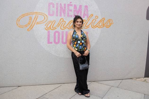 Secret Agent Film Premiere at Cinema Paradisio Camelia Jordana attends Secret Agent Film Premiere at Cinema Paradisio in Louvre on July 05, 2025 in Paris, France. Photo by Nasser Berzane ABACAPRESS.COM Paris France  Copyright: xBerzanexNasser ABACAx