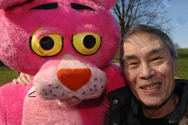 Burt Kwouk Pink Panther Car photocall held on Hampstead Heath London, England - 16.03.07, London, United Kingdom Daniel Deme WENN 1190294.jpg