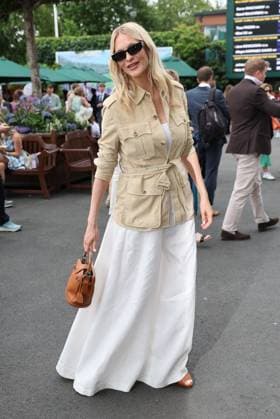 . 06 07 2025. London, United Kingdom. Poppy Delevingne arriving on day seven of the Wimbledon Tennis Championships in London.  xStephenxLockx xi-Imagesx IIM-26081-0004