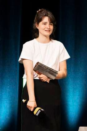 Jacqueline Jansen at the award ceremony at the 42 Filmfest München 2025 in the Amerikahaus Munich, 05 07 2025 Foto:xN.xKolinzx xFuturexImagex preisverleihung_5702