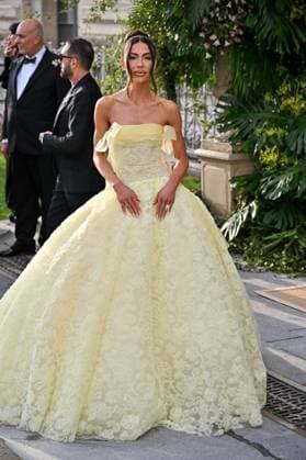 PFW Bal D Ete Outside Arrivals Guest arriving at the Bal D Ete ahead of Haute Couture Fashion Week in Paris, France on July, 6, 2025. Photo by Julien Reynaud APS-Medias ABACAPRESS.COM Paris France  Copyright: xReynaudxJulien APS-Medias ABACAx