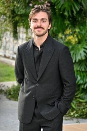 PFW Bal D Ete Outside Arrivals Panayotis Pascot arriving at the Bal D Ete ahead of Haute Couture Fashion Week in Paris, France on July, 6, 2025. Photo by Julien Reynaud APS-Medias ABACAPRESS.COM Paris France  Copyright: xReynaudxJulien APS-Medias ABACAx
