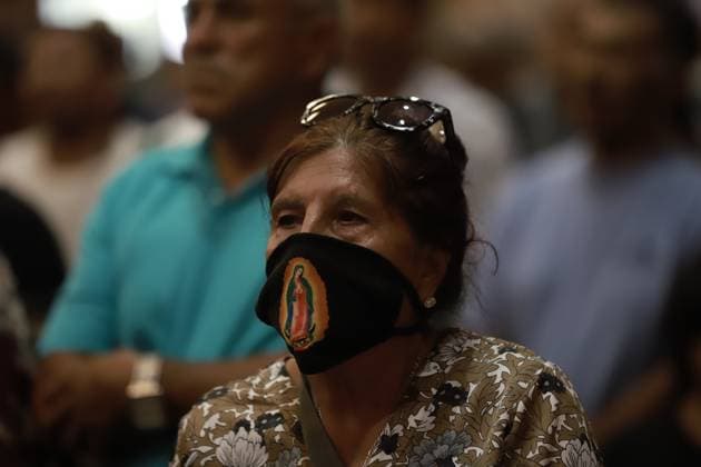 Mass held in Ciudad Juarez for families of crematorium victims CIUDAD JUAREZ, MEXICO - JULY 6: The Diocese of Ciudad Juarez held a Eucharistic mass on Sunday in memory of families who believe their loved ones were among the 383 bodies recently discovered at the Plenitud crematorium, on July 6, 2025 in Ciudad Juarez, Mexico. Bishop Jose Guadalupe Torres Campa led the service at the city’s cathedral, calling for unity and justice following the incident, which shocked the community and raised concerns over human dignity. Christian Torres Anadolu Ciudad Juarez Mexico. Editorial use only. Please get in touch for any other usage.  Copyright: x2025xAnadoluxChristianxTorresx