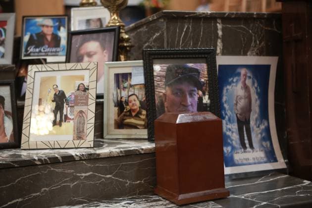Mass held in Ciudad Juarez for families of crematorium victims CIUDAD JUAREZ, MEXICO - JULY 6: The Diocese of Ciudad Juarez held a Eucharistic mass on Sunday in memory of families who believe their loved ones were among the 383 bodies recently discovered at the Plenitud crematorium, on July 6, 2025 in Ciudad Juarez, Mexico. Bishop Jose Guadalupe Torres Campa led the service at the city’s cathedral, calling for unity and justice following the incident, which shocked the community and raised concerns over human dignity. Christian Torres Anadolu Ciudad Juarez Mexico. Editorial use only. Please get in touch for any other usage.  Copyright: x2025xAnadoluxChristianxTorresx