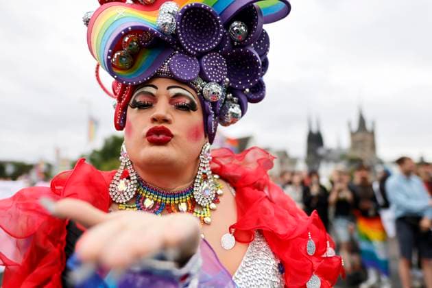 Bilder des Jahres 2025, News 07 Juli News Themen der Woche KW27 News Bilder des Tages CSD-Besucher auf der alljährlichen CSD-Parade im Rahmen des Cologne Pride 2025 in Köln. Köln, 06.07.2025 NRW Deutschland *** CSD visitors at the annual CSD parade as part of Cologne Pride 2025 in Cologne Cologne, 06 07 2025 NRW Germany Copyright: xChristophxHardtx
