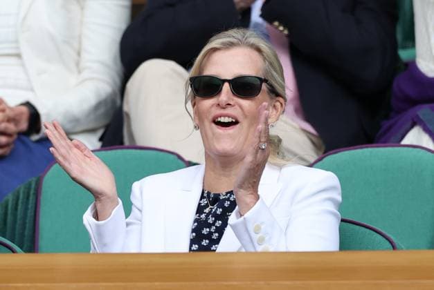 . 07 07 2025. London, United Kingdom. Royal Box including Sophie, Duchess of Edinburgh on day eight of the Wimbledon Tennis Championships in London.  xStephenxLockx xi-Imagesx IIM-26082-0060