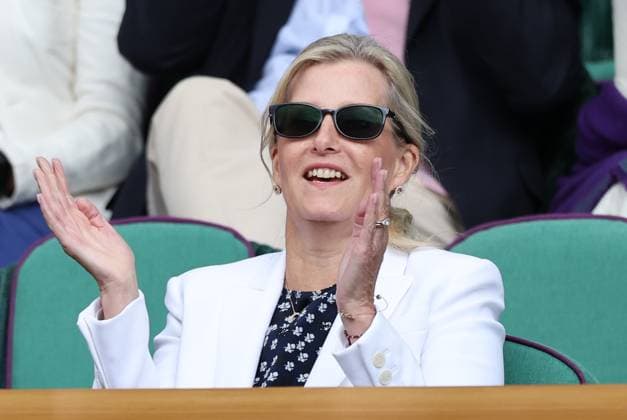. 07 07 2025. London, United Kingdom. Royal Box including Sophie, Duchess of Edinburgh on day eight of the Wimbledon Tennis Championships in London.  xStephenxLockx xi-Imagesx IIM-26082-0061