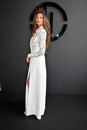 PFW Tony Ward Front Row Nour Rizk at the Tony Ward show as part of Haute Couture Fashion Week in Paris, France on July, 7, 2025. Photo by Julien Reynaud APS-Medias ABACAPRESS.COM Paris France  Copyright: xReynaudxJulien APS-Medias ABACAx