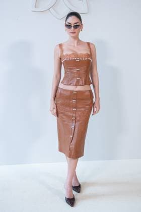 PFW Georges Hobeika Front Row AM Pia Wurtzbach attending the Georges Hobeika Haute Couture Fall Winter 2025 2026 show as part of Paris Fashion Week in Paris, France on July 07, 2025. Photo by Aurore Marechal ABACAPRESS.COM Paris France  Copyright: xMarechalxAurore ABACAx